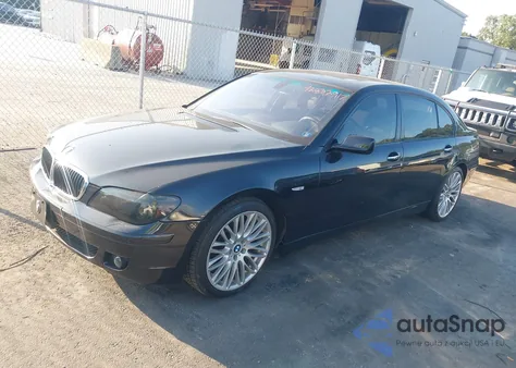 2007 BMW 750Li z USA, uszkodzony, nr VIN WBAHN83527DT75009